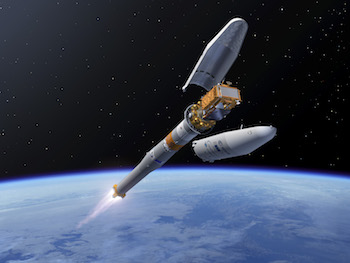 Sentinel-1A Soyuz launch artist's view